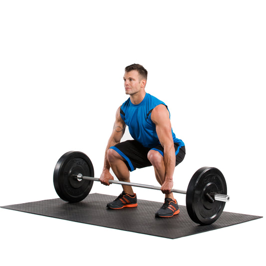 Barbell Solid 2 In. Olympic Weight Bar, 7 Ft.