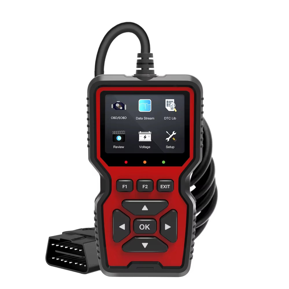 V519 OBD2 Scanner Live Data Professional Mechanic Diagnostic Code Reader Tool Clear Fault Code Reader Automotive Scanner