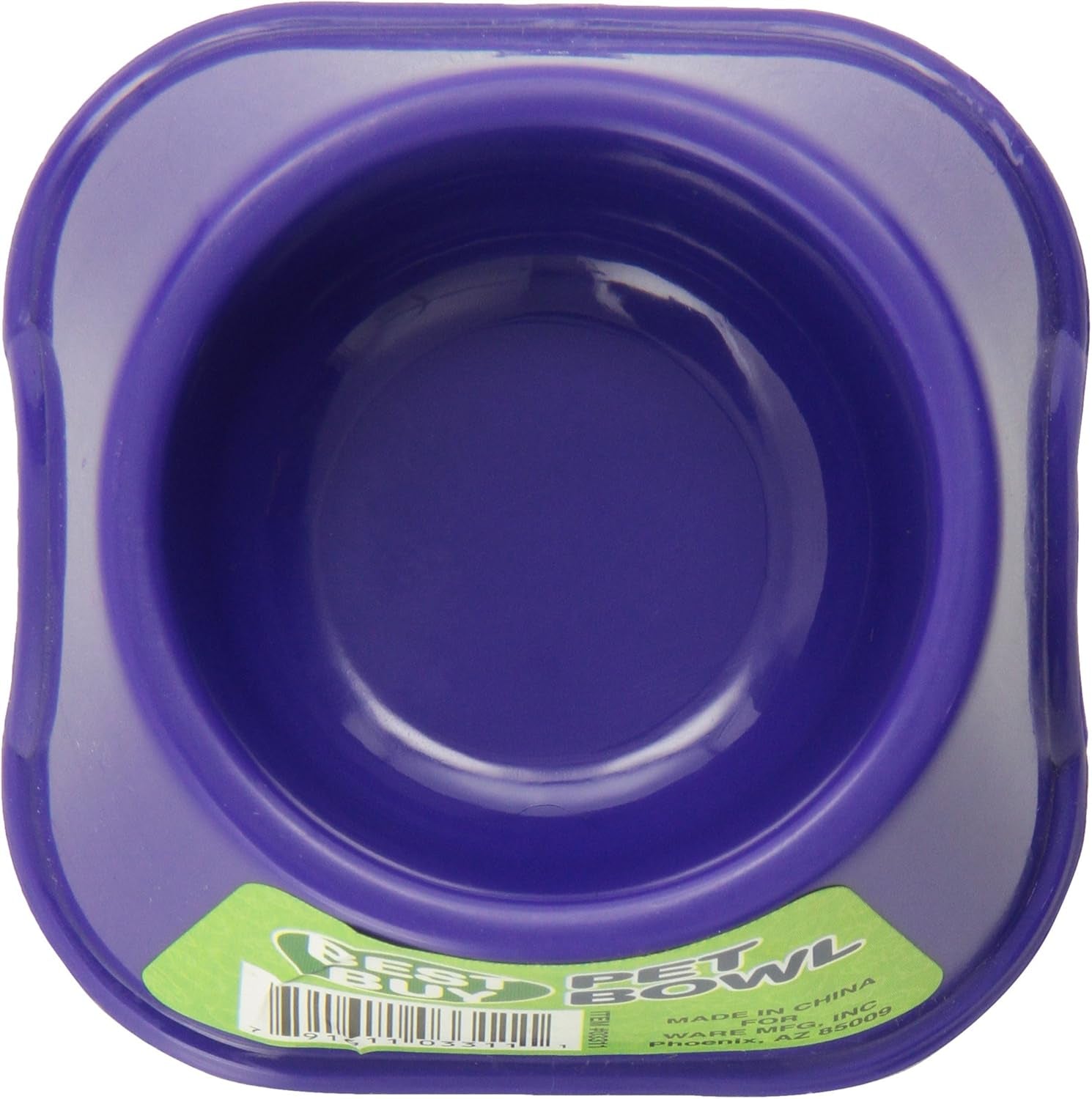 Ware Manufacturing Best Buy Plastic Pet Bowl for Small Pets - Small