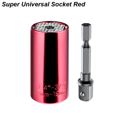 Universal Socket Wrench Torque Head Set Ratchet Super Sleeve Gadget