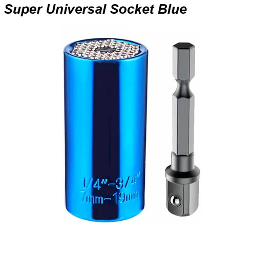 Universal Socket Wrench Torque Head Set Ratchet Super Sleeve Gadget