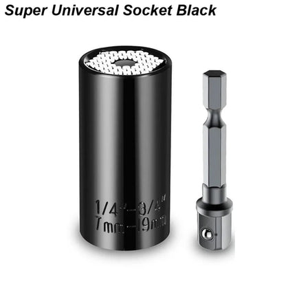 Universal Socket Wrench Torque Head Set Ratchet Super Sleeve Gadget